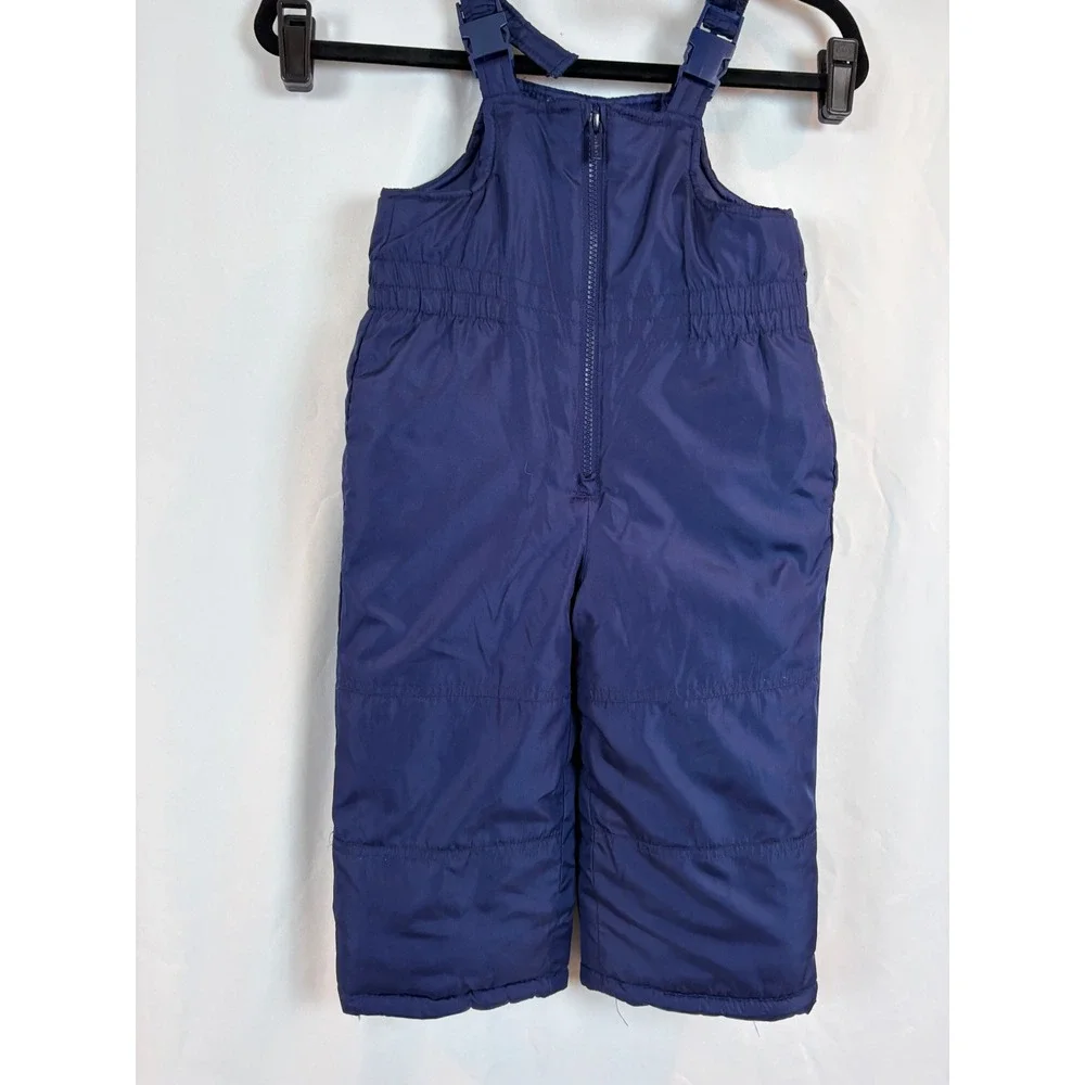 Carters Toddler 3T Navy Blue Insulated Snow Bibs Winter Overalls C2238S06